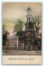 1911 Scene at Christ Church Alexandria Virginia VA Antique Posted Postcard picture