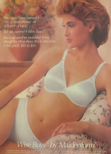 1986 Maidenform vintage print ad - bra and bikini Wise Buys picture