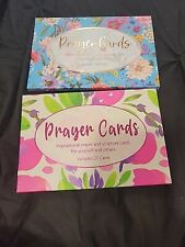 NEW CrownJewlz Christian Floral Prayer & Scripture Cards, 2 Assorted Sets NIB picture