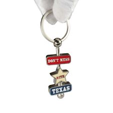 Texas Keychain Gift Souvenir Trinket Travel Decoration Don't Mess With Texas picture
