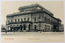 Vintage Braunschweig Germany Staatstheater Theater Building Postcard RPPC picture