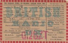 QSL QSO Card CB HAM Radio PostCard 1926 LUDLOW, SALOP, England G,2BZT British picture