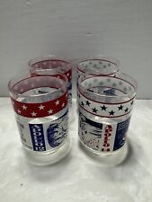 Vintage Apollo 12 & 14 Glasses 2 Of Each 4 In Total NASA USA picture
