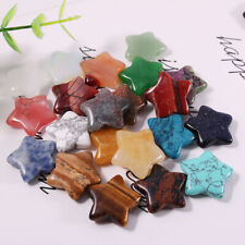 50pcs Natural Stone Reiki Healing crystals stars for home decorate mixed color picture