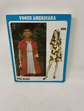 70's VTG  VOGUE Americana Misses' Dress Bill Blass Pattern 2299 14 Cut/Complete picture