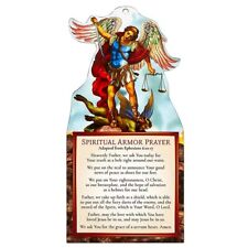 Saint Michael Archangel Spiritual Armor Plaque 6
