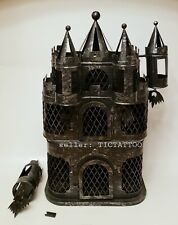 🔥Illuminations HAUNTED CASTLE Black Metal Gothic Tealight Candle Holder DAMAGED picture