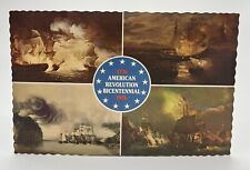 Vintage 1776-1976 American Revolution Bicentennial Continental Postcard B5548 picture