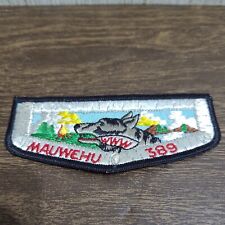 VTG OA Lodge 389 MAUWEHU Order of the Arrow Flap PATCH Boy Scout WWW Gray Wolf  picture
