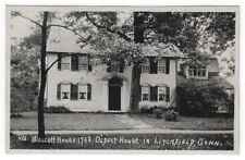 RPPC, Early View of Wolcott House 1753, Oldest House in Litchfield, Connecticut picture