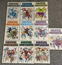 Official Handbook of The Marvel Universe set vol 1-10 Marvel Comics TPB picture