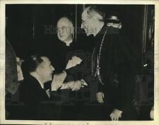 1939 Press Photo Francis J. Spellman with Pope Pius XII, brother John Spellman picture
