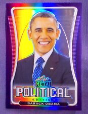Barack Obama PURPLE Prism REFRACTOR ~ ONLY 20 EXIST   Leaf Metal Political 2020 picture