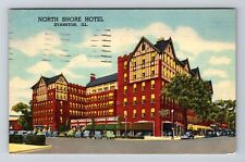 Evanston IL-Illinois, North Shore Hotel, c1952, Vintage Postcard picture