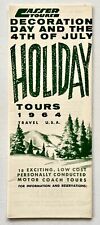 1964 Casser Tours 4th July Holiday USA Vintage Travel Brochure Bus Coach Tourism picture