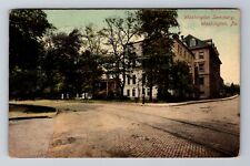 Washington PA-Pennsylvania, Washington Seminary, Antique Vintage c1910 Postcard picture