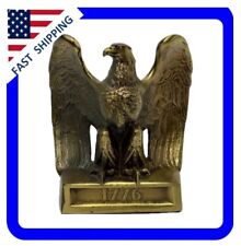 American Eagle 1776 - Bronze Finish Cast Brass One BookEnd/Doorstop Vintage picture