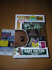 funko pop damaged gary payton Signed And Cert Has Pop Window Has Damage See Pics picture