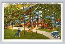 NC-North Carolina, Mountain View Inn, Chimney Rock, Antique, Vintage Postcard picture