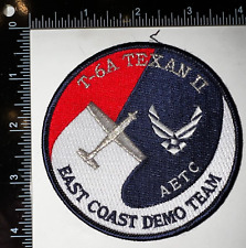 USAF US Air Force T-6A Texan II East Coast Demo Team AETC Patch picture