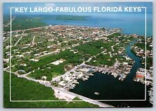 Postcard Florida Key Largo Aerial view 5X picture