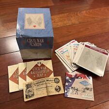 CIVIL WAR CARDS BOX SET, Atlas Editions, educational cards, maps, Confederate $ picture