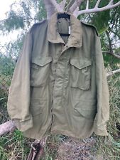 U.S. Air Force M-65 Field Jacket 1983 Size Large Long w Original Liner Very Good picture