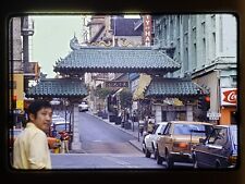 Vtg 1979 35mm Slide - Dragon Gate San Francisco California - Chinatown Street picture