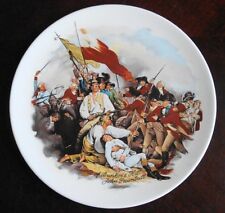 America Revolutionary War Battle of Bunker's Hill Decorative Plate John Trumbull picture