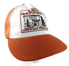 Original Vintage LEVI GARRETT Chewing Tobacco Trucker Hat Cap Mesh Snapback USA picture