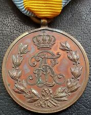 ✚8788✚ German Saxony Friedrich August in Bronze medal Friedrich A. Medaille WW1 picture