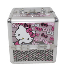 Hello Kitty 2016 Sanrio Make-Up or Jewelry Travel Case 4-Tray with Handle picture