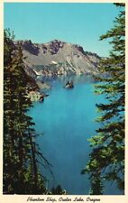 Postcard OR Crater Lake Oregon Phantom Ship 1957 Chrome Vintage PC G6426 picture