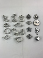 Lot Of 18 Vintage Metal Cookie Cutters - Christmas, Star & More picture
