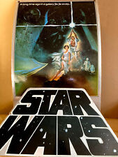 STAR WARS Large Video Store Display/ 1982 / First VHS Release of 1977 Original picture