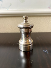 Vintage Peugeot Silver Pepper Mill - made in France - lovely decorative piece picture