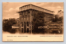 Messalonskee Hall W W Berry & Co TUCK's Oakland Maine ME Postcard picture