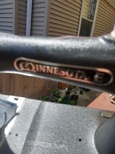 Vintage Minnesota E Sewing Machine, Crinkle Finish,In Working Condition. picture