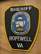 SCENIC Hopewell Sheriff State Virginia VA Full color. picture