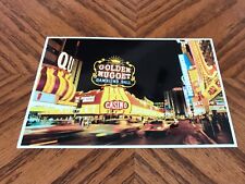VTG Golden Nugget &Mint Hotel Unposted Las Vegas NV Orig Postcard Golden Nugget picture