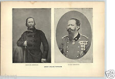1899 Historical Portraits Italian Patriots Garibaldi Emmanuel   The Zouaves picture