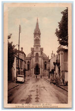 Le Vesinet Yvelines France Postcard The Church Taken From Rue Henri-Cloppet 1952 picture