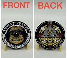 RARE OST Western Command Federal Agent Challenge Coin 1.75” Department Of Energy picture