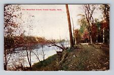 Grand Rapids MI-Michigan, Beautiful Grand, Antique, Vintage c1909 Postcard picture