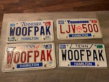 Lot of 3  NC State Fans Vanity Tennessee Licenses Plates WOOFPACK picture
