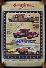 SIGNED Snake Mongoose Barrett-Jackson Auction Poster Prudhomme McEwan Funny Car picture