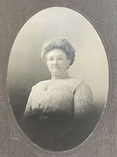 New Hampshire Older Woman with Glasses Antique Photo Portrait Cabinet Card picture