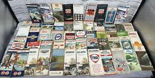 LARGE LOT OF 55 VINTAGE UNITED STATES ROAD MAPS 50'S 60'S 70'S GAS & OIL picture