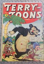 Terry-Toons Comics #14 WWII Golden Age Timely Comic 1943 EARLY STAN LEE CREDIT picture