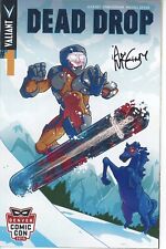 Dead Drop 1 NM Signed Ian McGinty 1st Print Denver Comic Con Variant Valiant picture